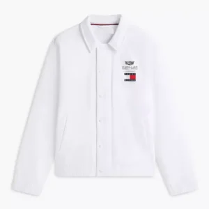 Cadillac F1 Team White Coach Jacket
