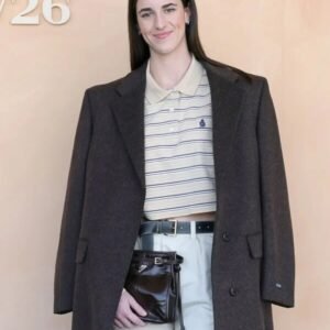 Caitlin Clark Milan Fashion Week Coat