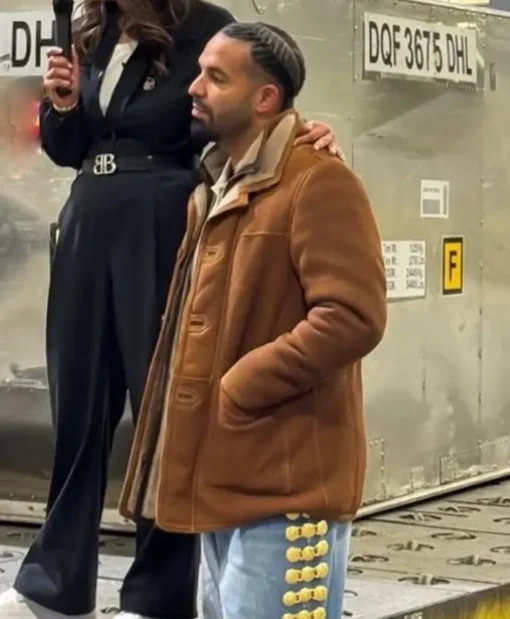 Drake Brown Suede Jacket - Image 2