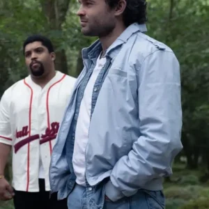 Cocaine Bear Alden Ehrenreich Cotton Bomber Jacket