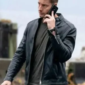 Colter Shaw Black Leather Jacket Tracker 2024