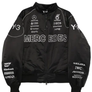 F1 Team Mercedes George Russell Shanghai GP Bomber Jacket