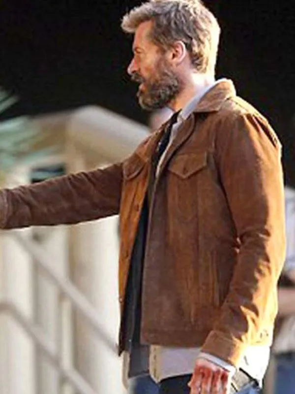 Hugh Jackman Suede Leather Jacket - Image 2