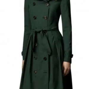 Mission Impossible 5 Ilsa Faust Green Trench Coat
