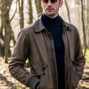 Infinity Pool Alexander Skarsgård Leather Jacket