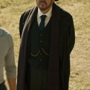 Starbright Raphael Black Cotton Coat