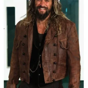 Aquaman Justice League Leather Jacket