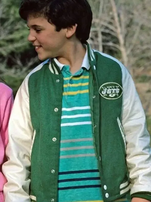 Kevin Arnold New York Jets Green Wool Varsity Jacket