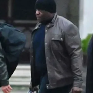 Ving Rhames MI7 Luther Stickell Brown Leather Jacket