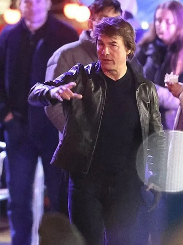 Mission Impossible 8 Tom Cruise Leather Jacket - Image 2