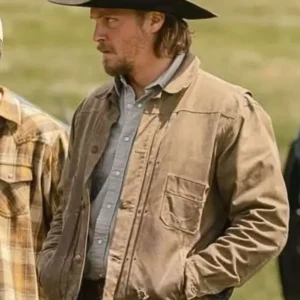 Marshals Kayce Dutton Brown Cotton Jacket