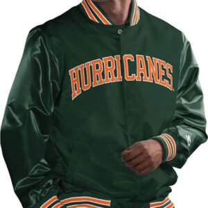 Miami Hurricanes Green Jacket