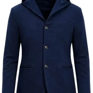 Nicolás Larcamón Wool Hooded Jacket