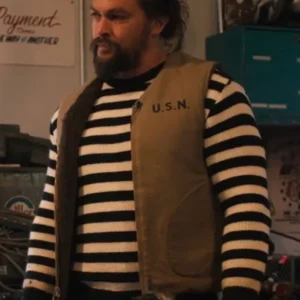 Jason Momoa On The Roam Brown Vest