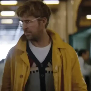 Project Hail Mary Ryan Gosling Yellow Leather Coat