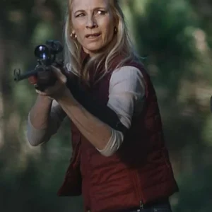 Rippy Angie Milliken Red Puffer Vest