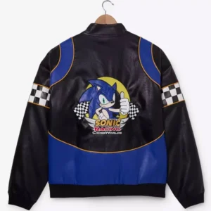 Sonic the Hedgehog Moto Racing Jacket