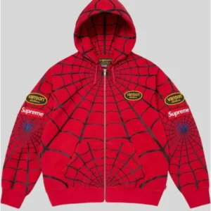 Spiderman Zip Up Hoodie