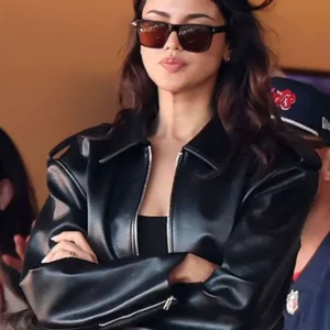 Super Bowl Eiza Gonzalez Leather Jacket