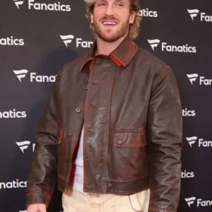 Super Bowl LX Logan Paul Leather Jacket