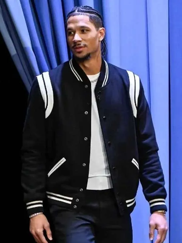 Josh Hart The Tonight Show S13 Varsity Jacket - Image 3