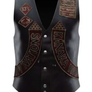 The Wrecking Crew Jason Momoa Leather Vest