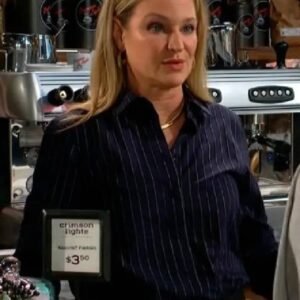 The Young and the Restless Sharon Newman Pinstripe Shirt