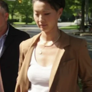 Top Chef S23 Kristen Kish Camel Blazer