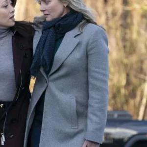 Tracker Fiona Rene Maroon Trench Coat