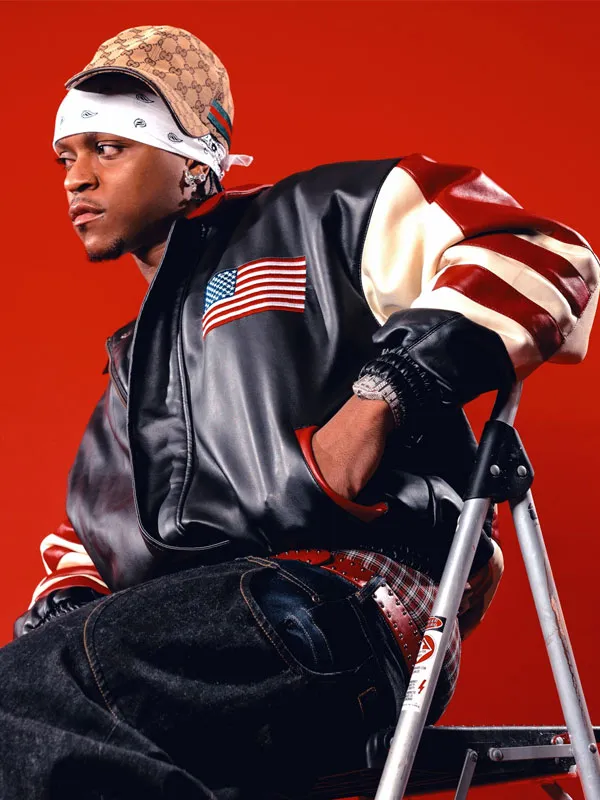 Txyy USA Flag Leather Jacket - Image 2