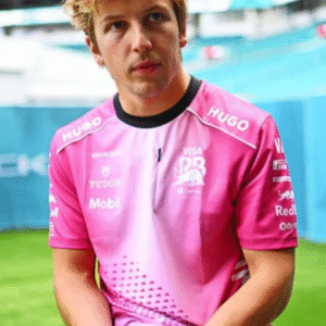 Visa Cash App RB 2025 Grand Prix Miami Pink T-Shirt