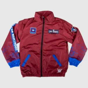 WWE Cody Rhodes Red Windbreaker Jacket