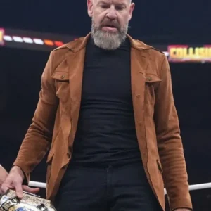 AEW Dynasty 2026 Christian Cage Suede Blazer