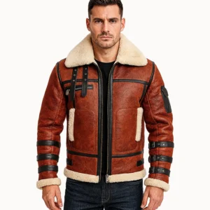 Aviator Sheepskin RAF B6 Bomber Jacket
