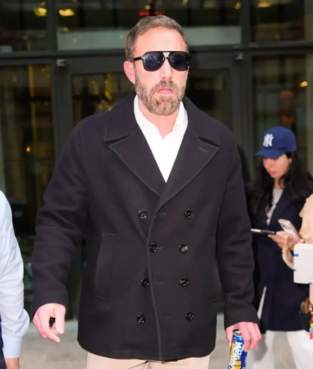 Ben Affleck NYC 2026 Peacoat