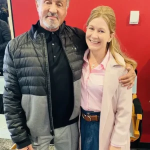 Tulsa King S01 Sylvester Stallone Black Puffer Jacket