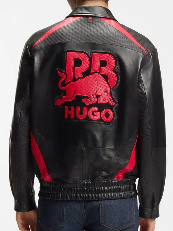 HUGO x Visa Cash App Racing Bulls Leather Jacket
