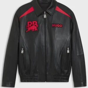 HUGO x Visa Cash App Racing Bulls Leather Jacket