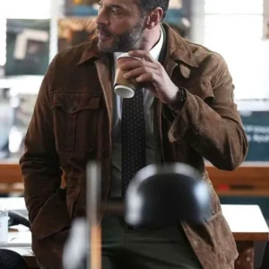 High Potential S01 Daniel Sunjata Brown Leather Jacket