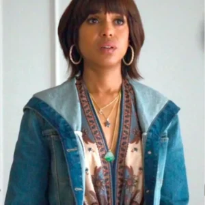 Imperfect Women 2026 Kerry Washington Hooded Denim Jacket
