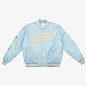 MLB Toronto Blue Jay Blue Collage Varsity Jacket