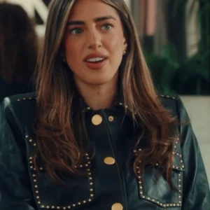 Made In Chelsea S30 Yasmine Zweegers Studded Leather Jacket