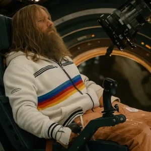 Project Hail Mary Ryan Gosling Rainbow Stripe Zipper Hoodie