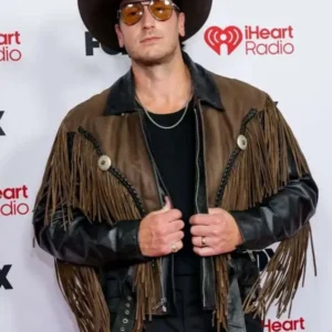iHeartRadio Music Awards Russell Dickerson Fringe Jacket