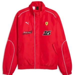 Scuderia Ferrari 2026 Charles Leclerc Racing Jacket