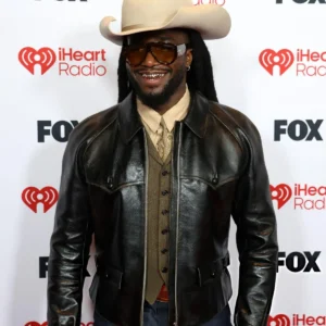 Shaboozey 2026 iHeartRadio Music Awards Leather Jacket