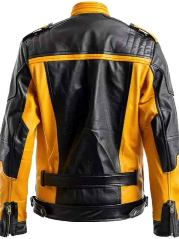 Vintage Cafe Racer Retro Leather Jacket