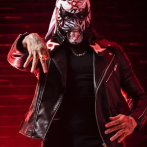 WWE Wrestler Pénta Black Leather Jacket
