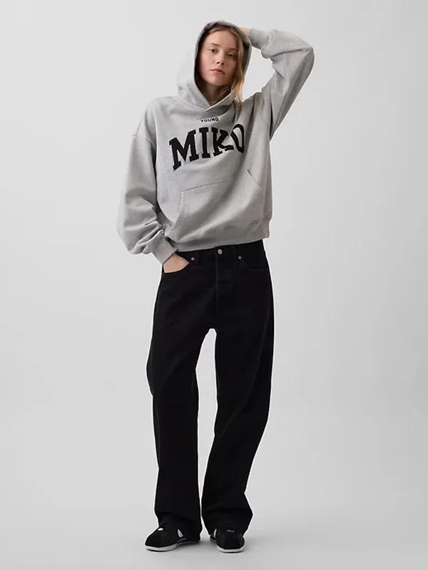 Young Miko Adult Heavyweight Logo Hoodie - Image 5