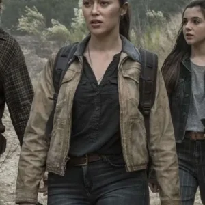Fear the Walking Dead S06 Alicia Clark Brown Jacket